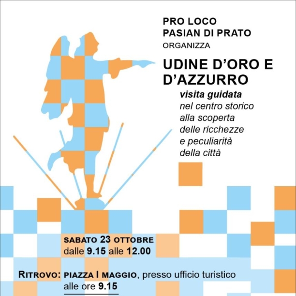 "Udine d'oro e d'azzurro" – poster